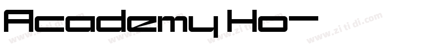 Academy Ho字体转换